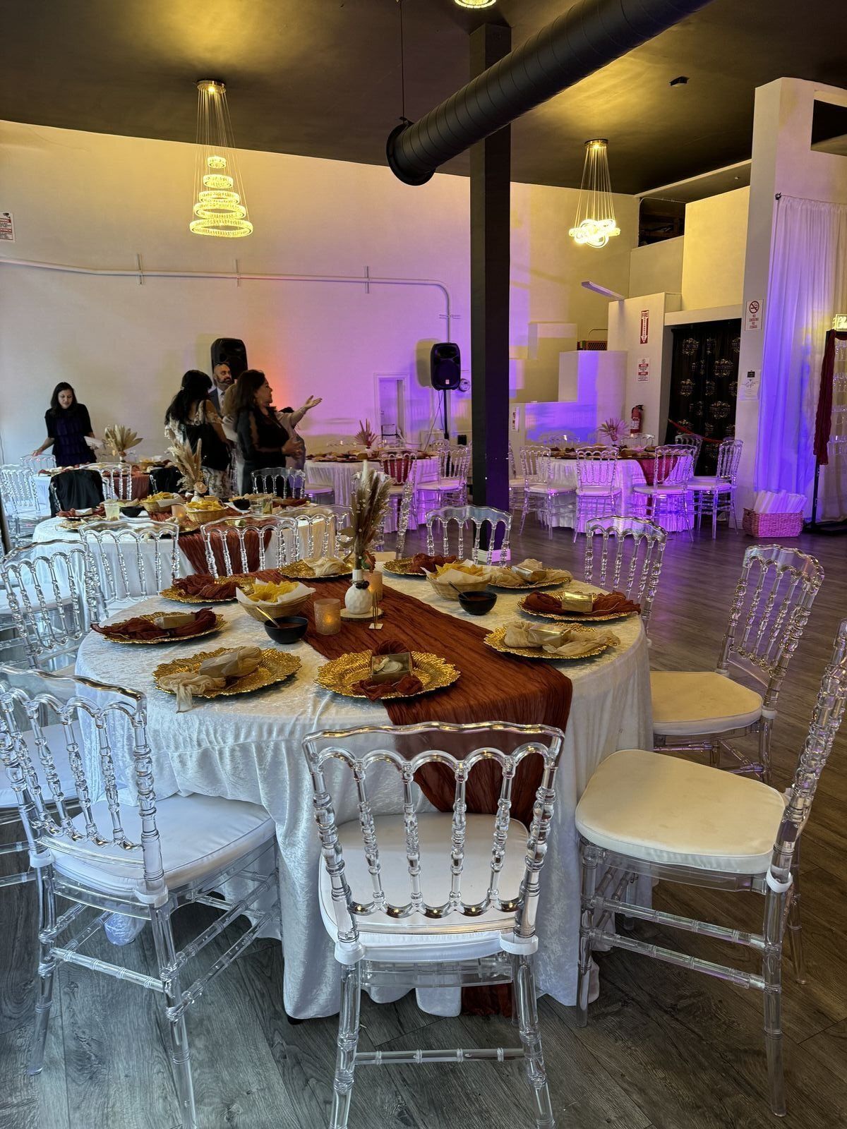 The Prestige Venue team welcoming guests at a beautiful event in San Jose