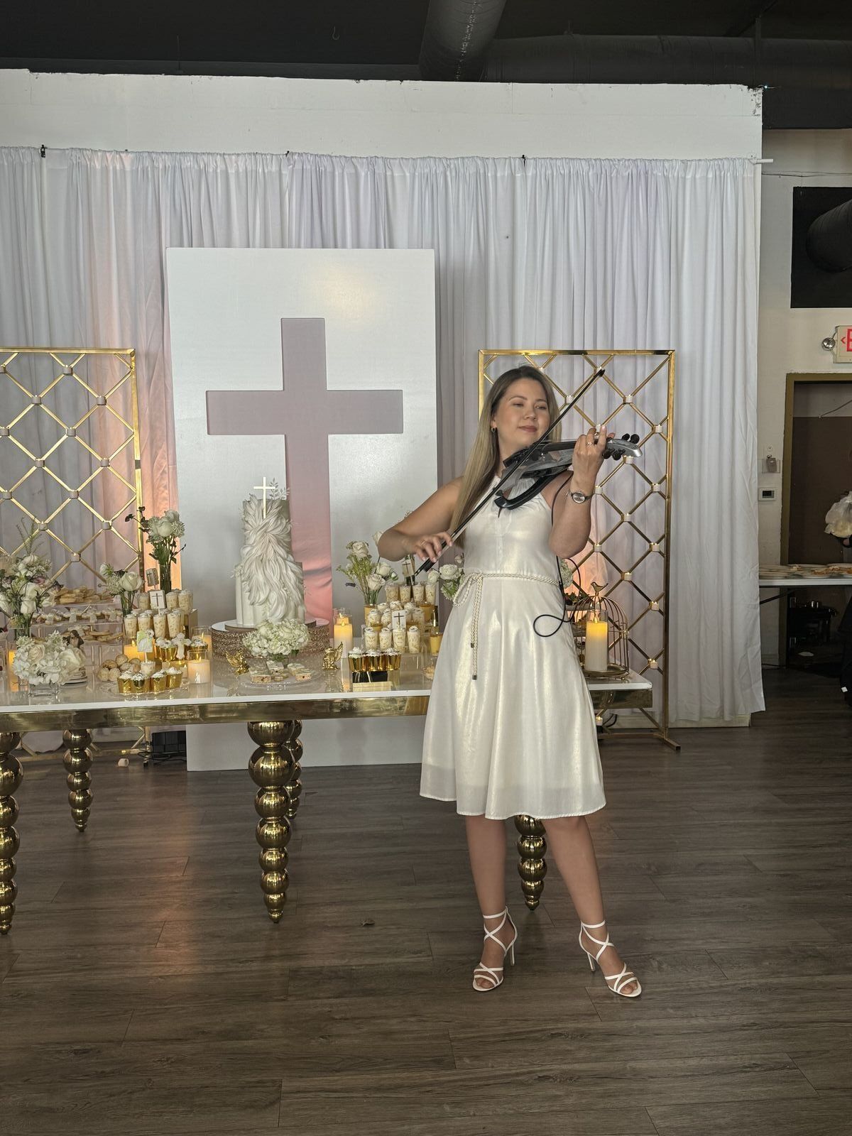 Baptism celebration setup at The Prestige Venue